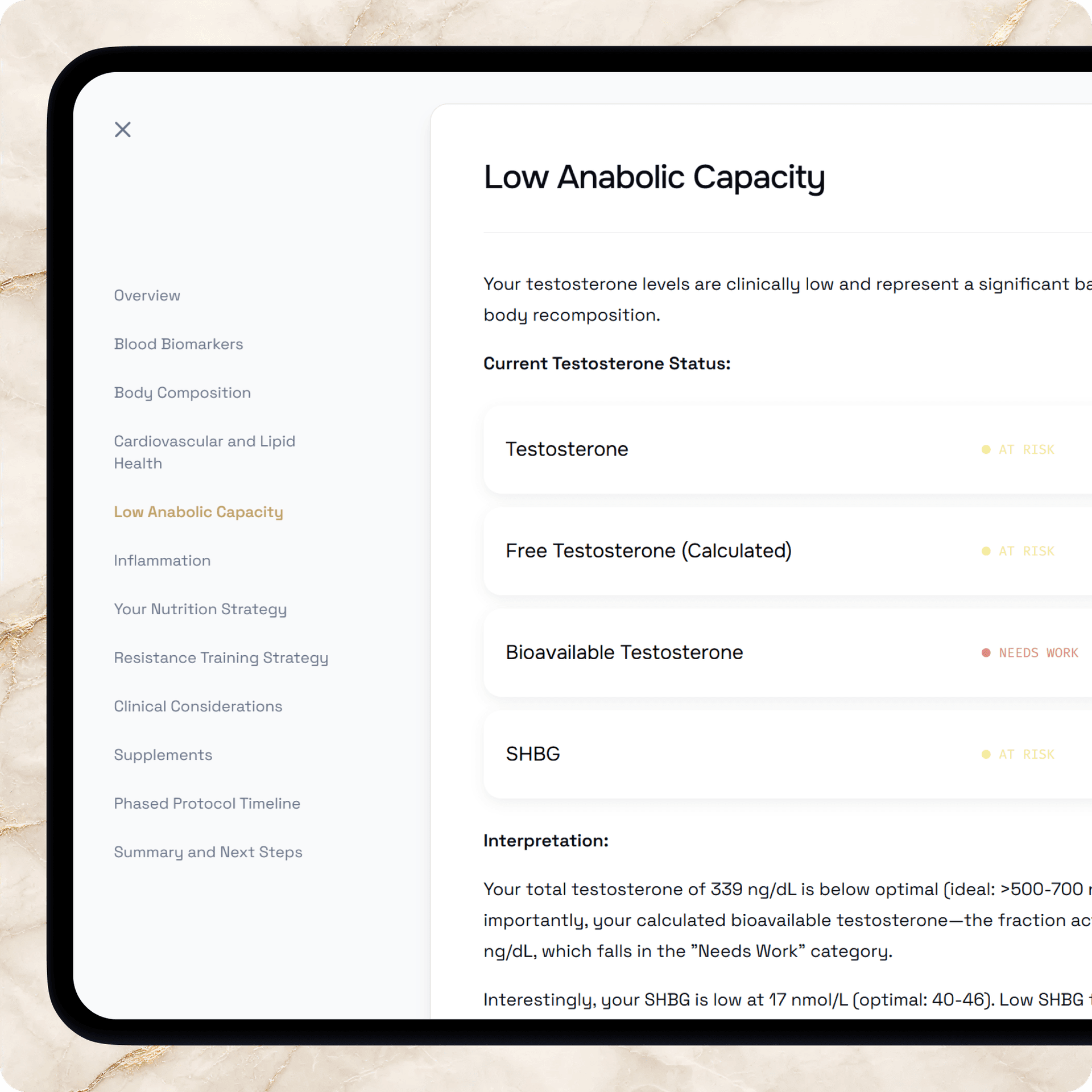 Prana Performance Report — Anabolic Capacity Analysis